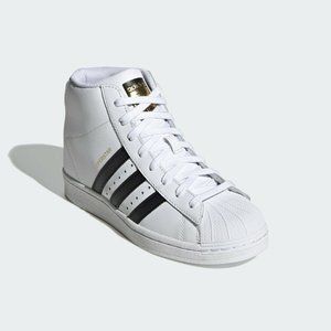 Adidas Originals Women's White Black SUPERSTAR UP Fashion Sneakers 5 us FW0118